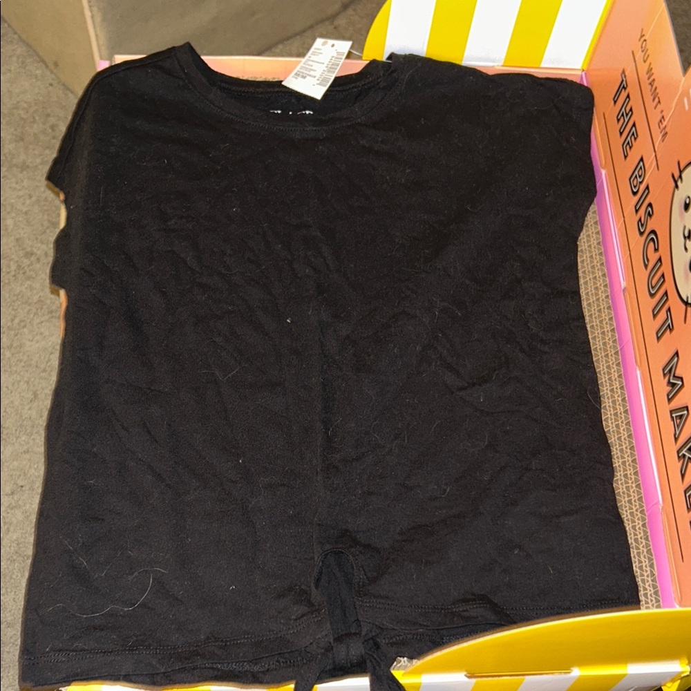 The Children's Place Black Short Sleeve Tee